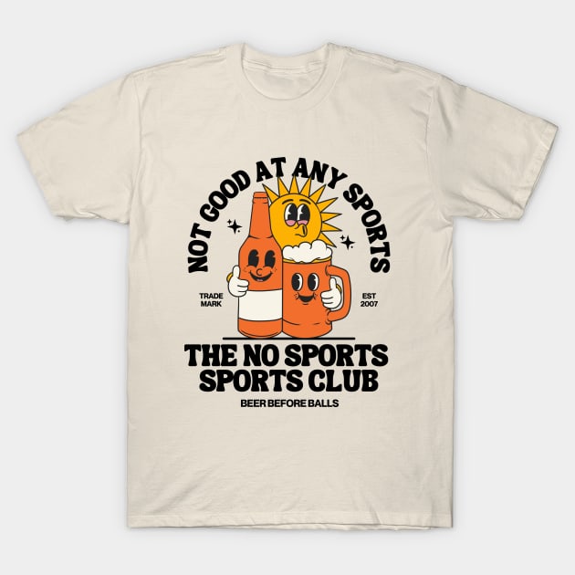 The no sports sports club, not good at any sports T-Shirt by Teessential